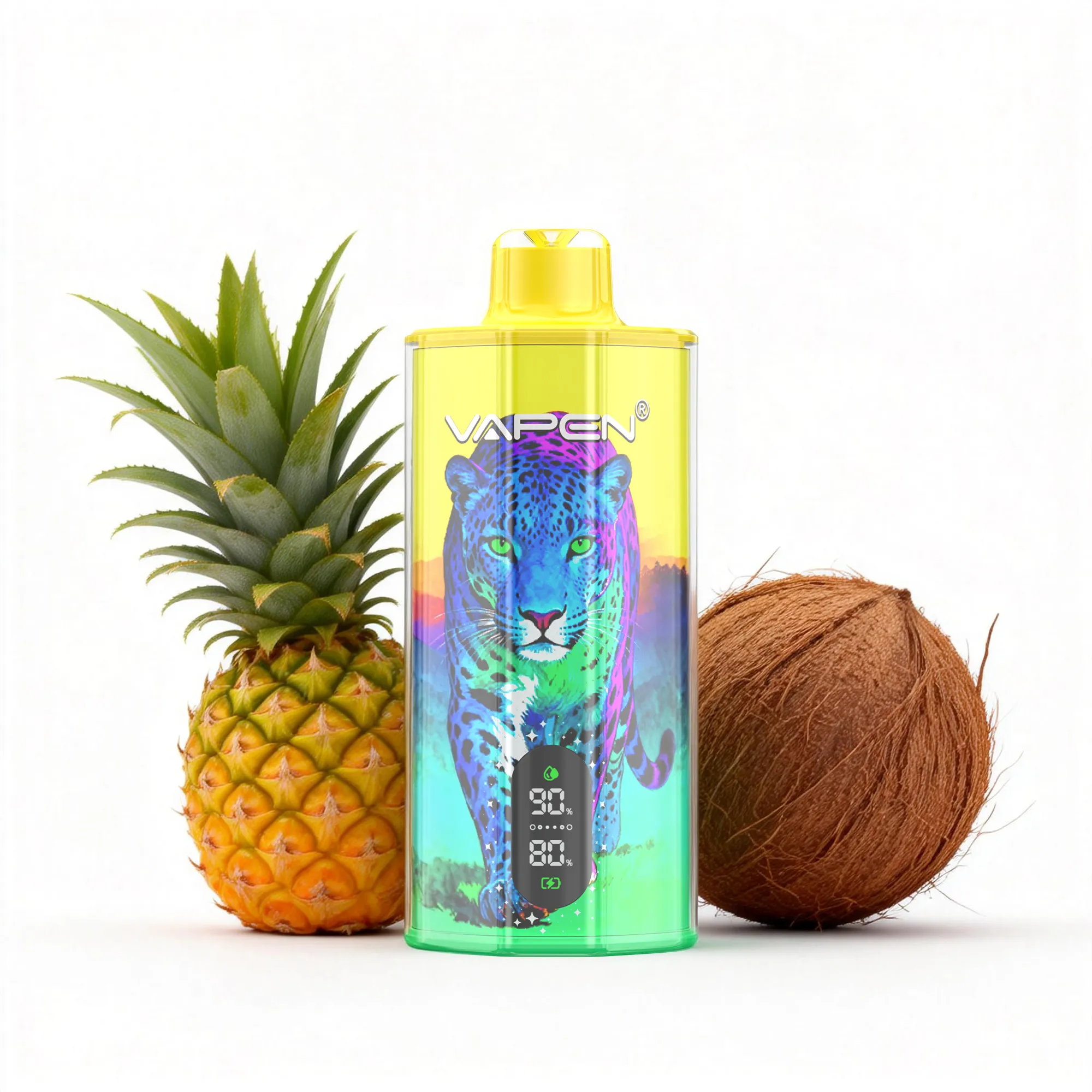 vapen-aura-pineapple-coconut-fruit VAPEN AURA 100K - Ananas Kokos - obrazek 1