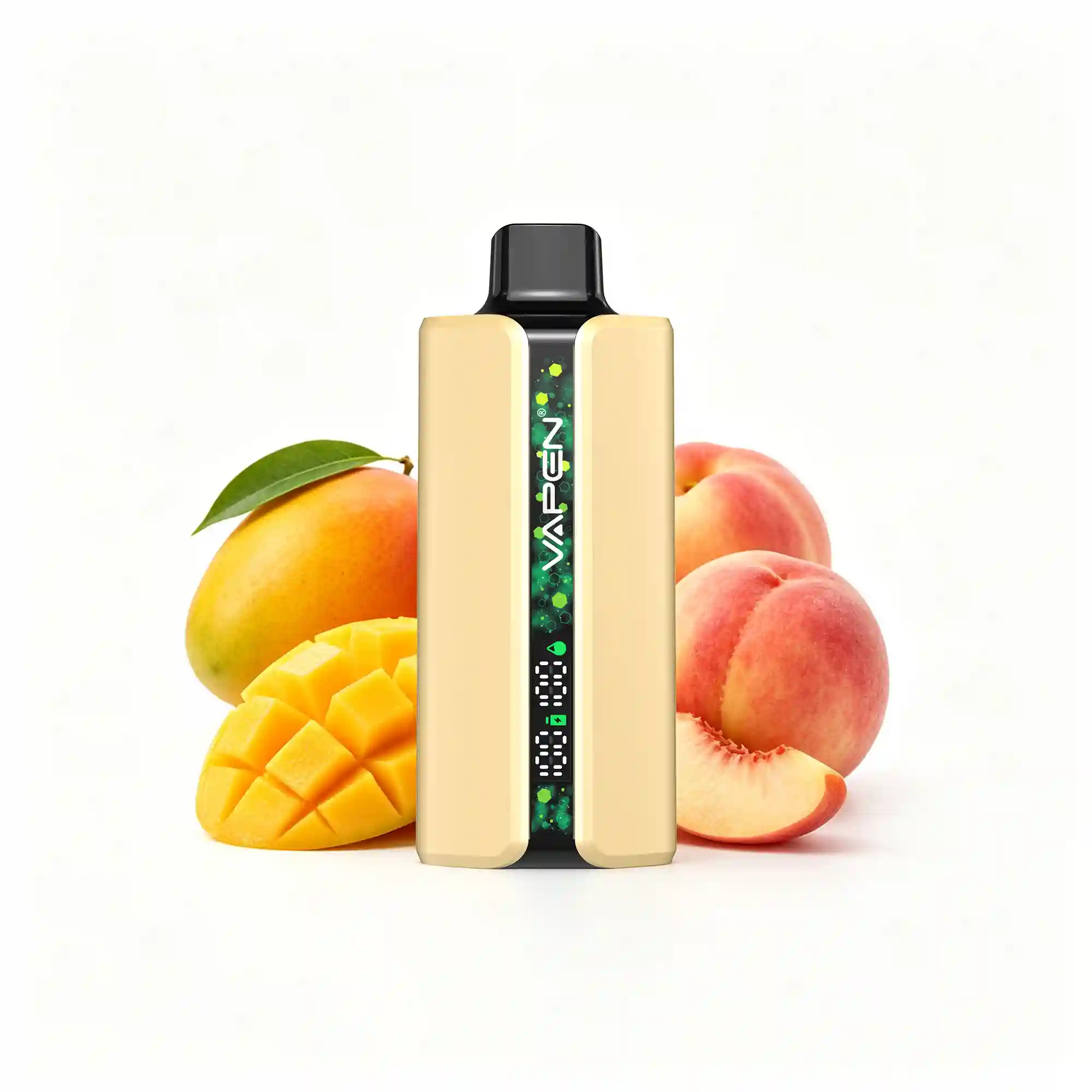vapen-flow-mango-peach-fruit VAPEN FLOW 40,000 Puffs – Mango Brzoskwinia - obrazek 1
