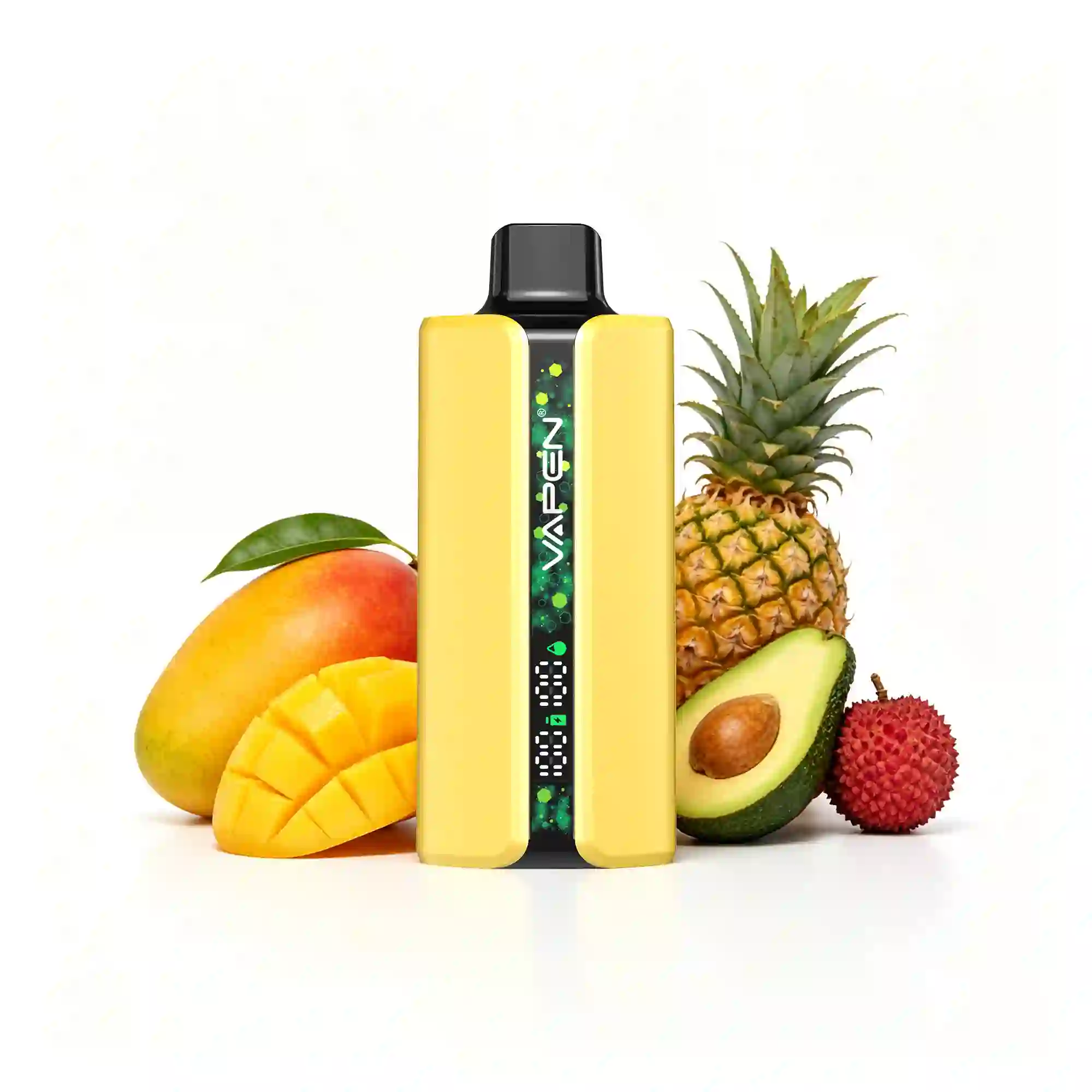 vapen-flow-tropical-fruit-ice-fruit VAPEN FLOW 40,000 Puffs – Owoce Tropikalne Ice - obrazek 1